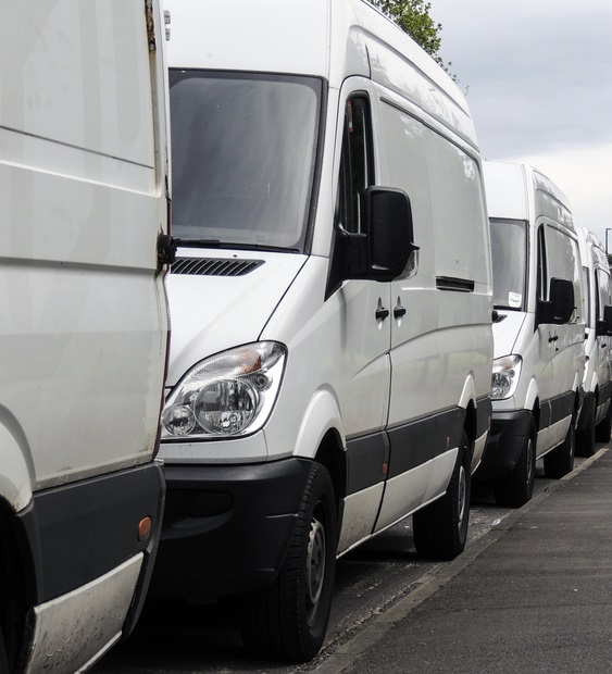 fleet of white vans fleet of white vans