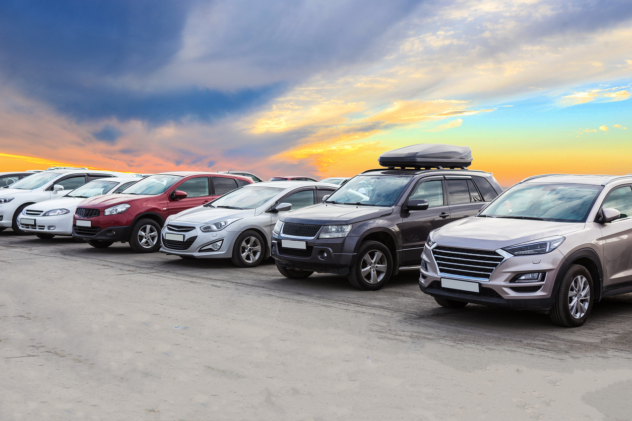 Cars For Sale Stock Lot Row