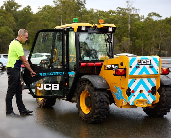 Man with forklift Man with forklift