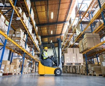 Materials handling equipment forklift