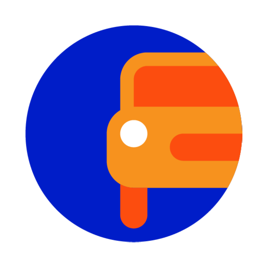 Car icon representing vehicle or transportation