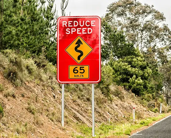 reduce-speed-road-sign-for-safer-driving