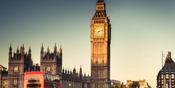 Roadways near Big Ben London