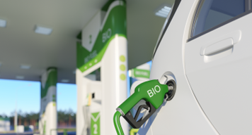 Car refueling with bio fuel