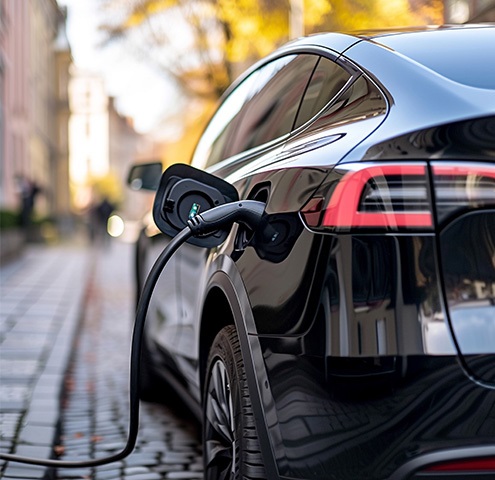 electric-vehicle-on-charge