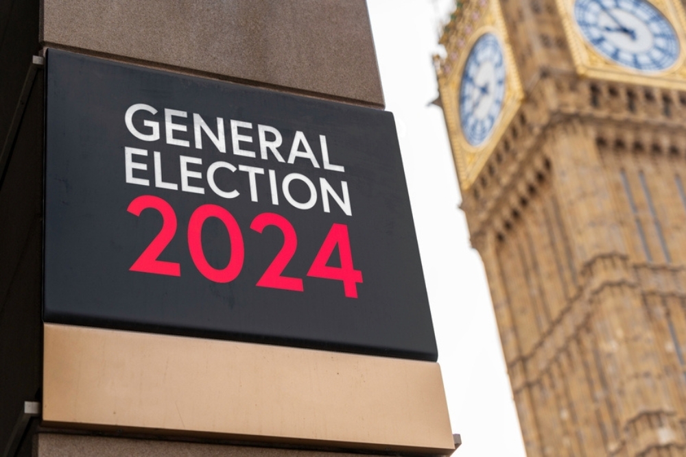 2024 general election automotive An image reading 'General Election 2024' beside Big Ben