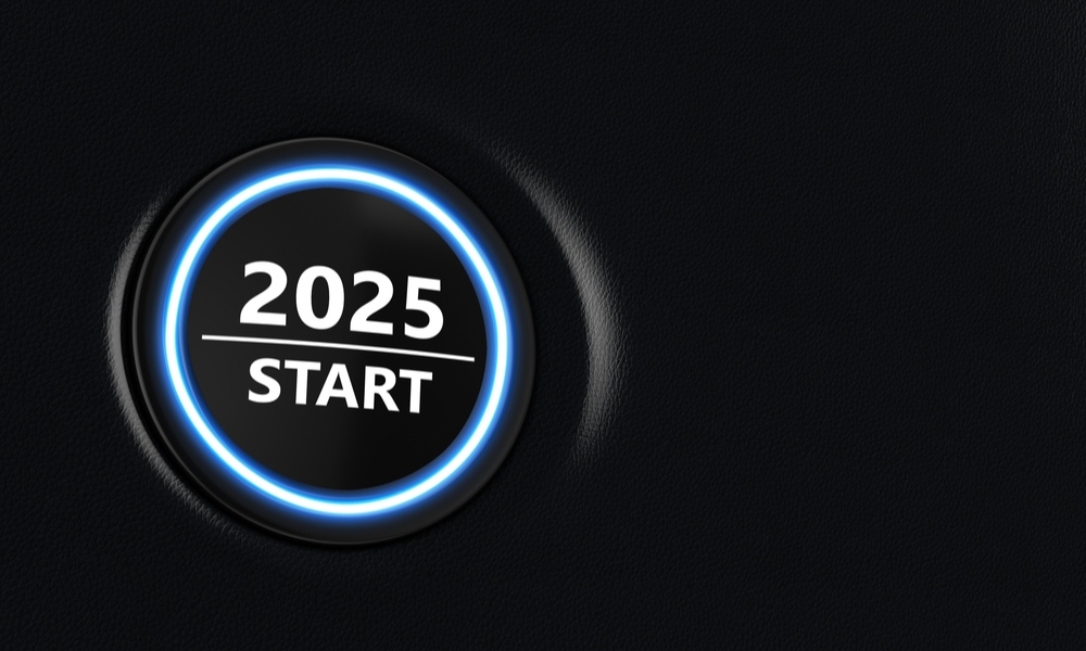 Mobility trends 2025 A 2025 start button for a car
