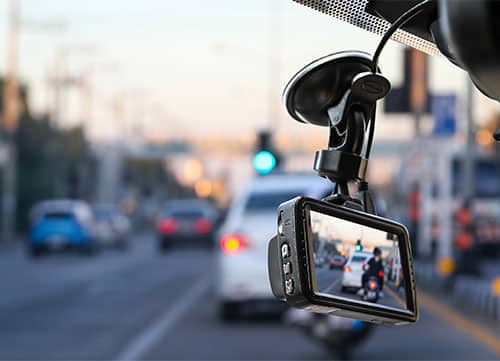 Forward facing dashcam