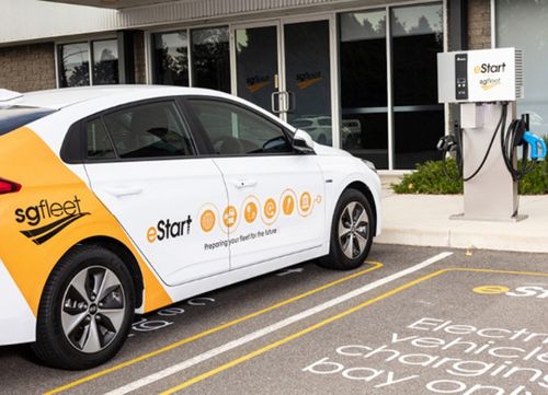 SG Fleet eStart vehicle