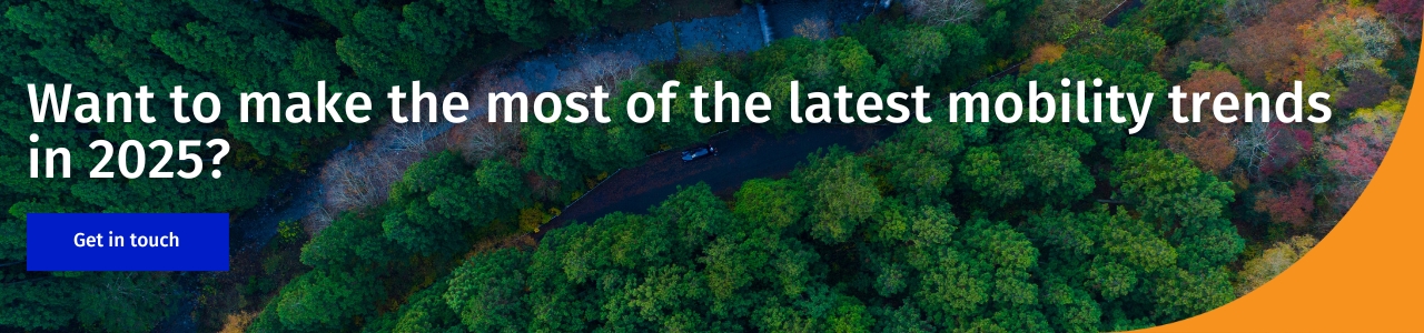 An image encouraging readers to make the most of the latest mobility trends