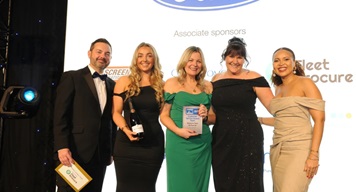the SG Fleet team celebrating the FN50 2024 customer service awards