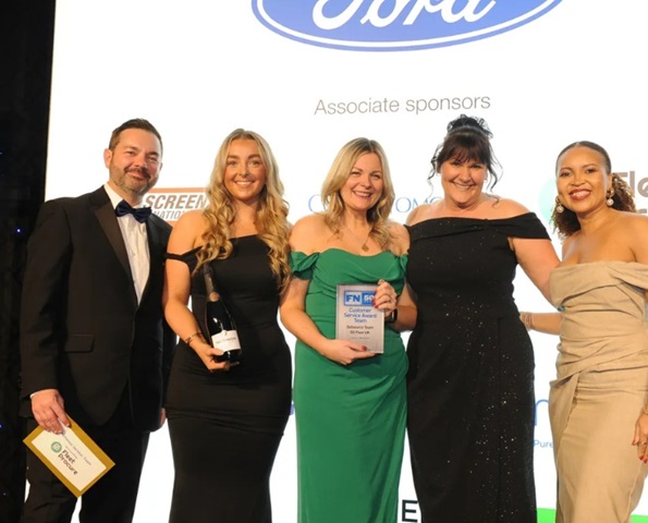sg-fleet-outsource-team-fn50-awards the SG Fleet team celebrating the FN50 2024 customer service awards